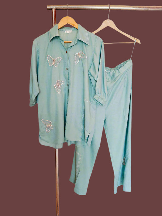 Butterflies On My Side Co-Ord